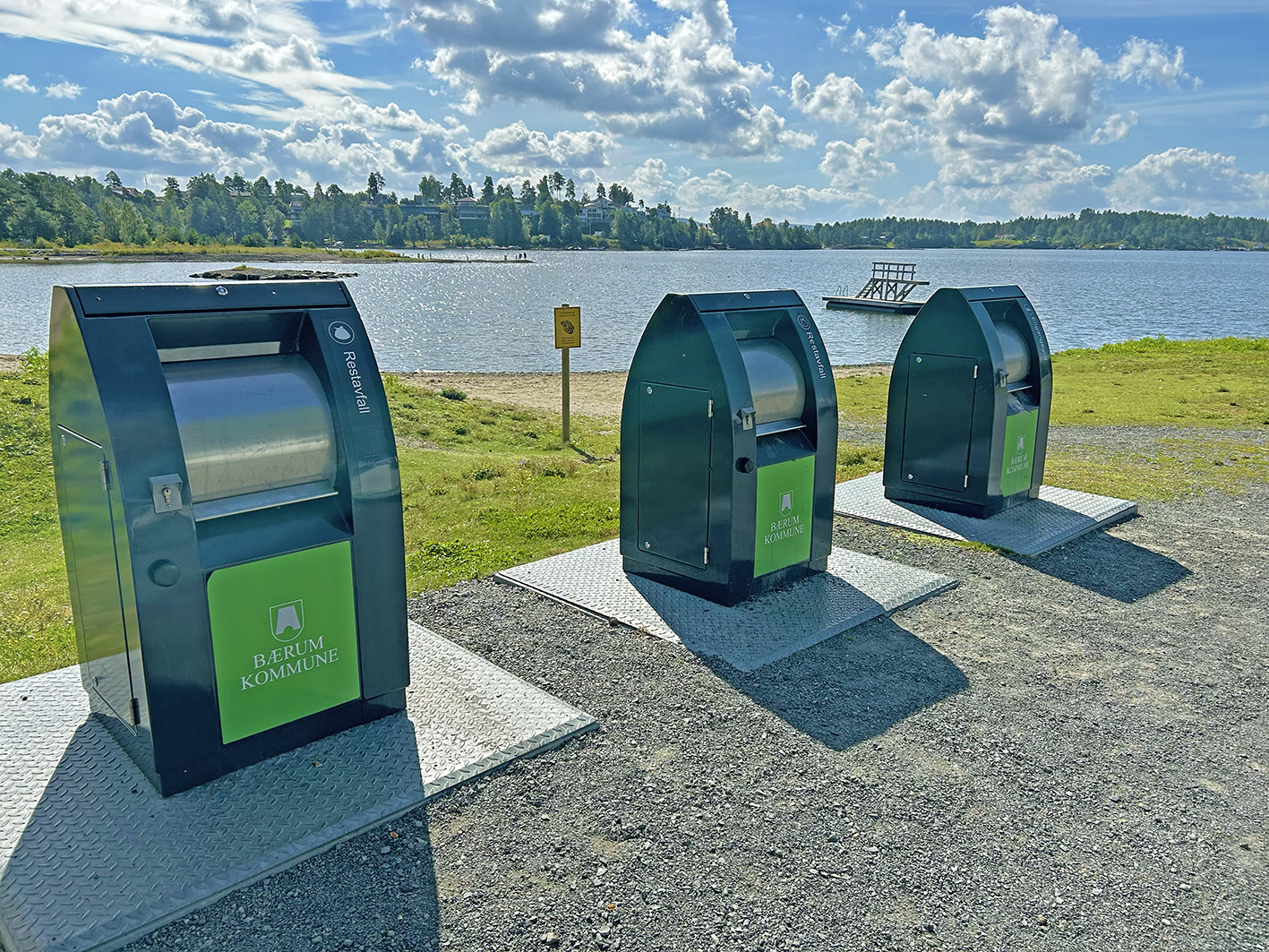 Nedgravde containere