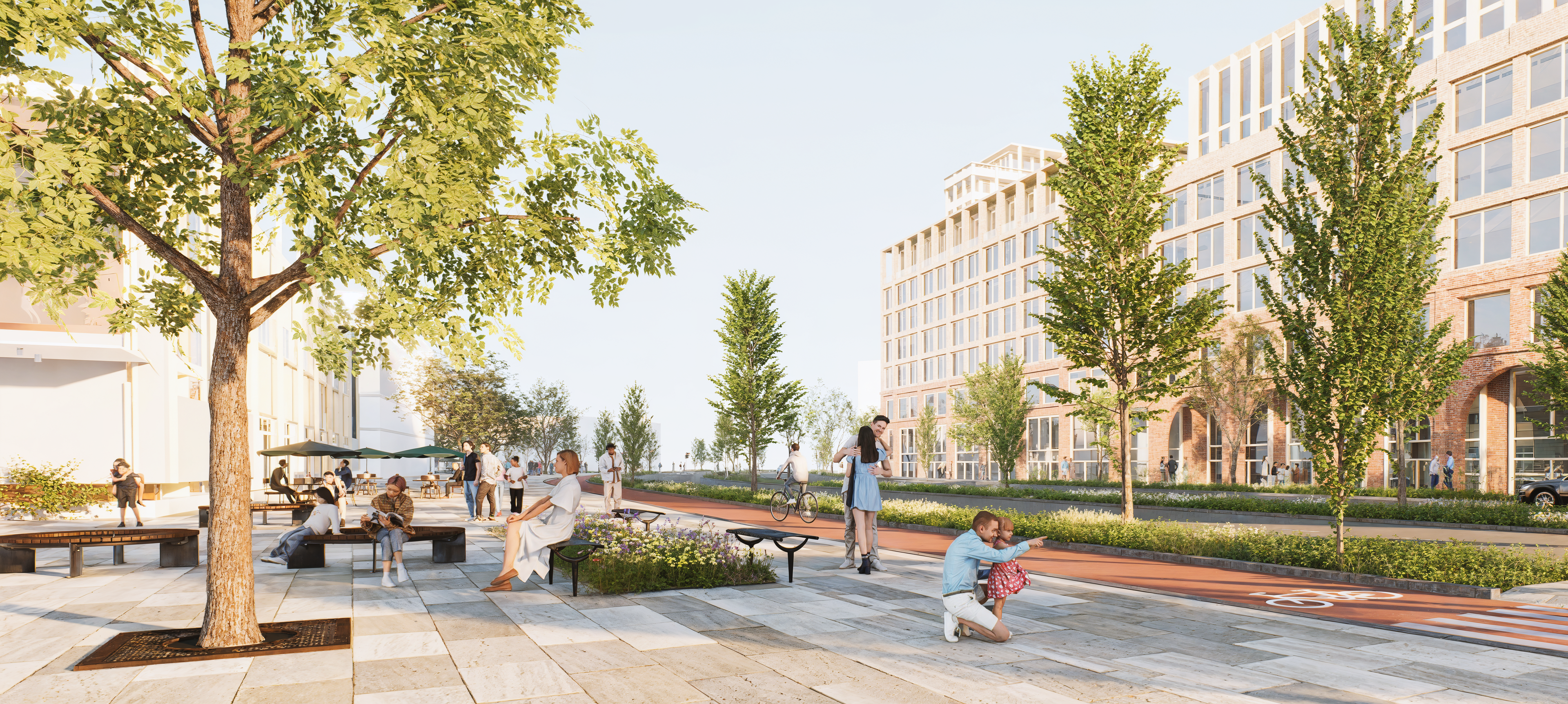 Illustrasjon av mulig fremtidig løsning - Asplan Viak